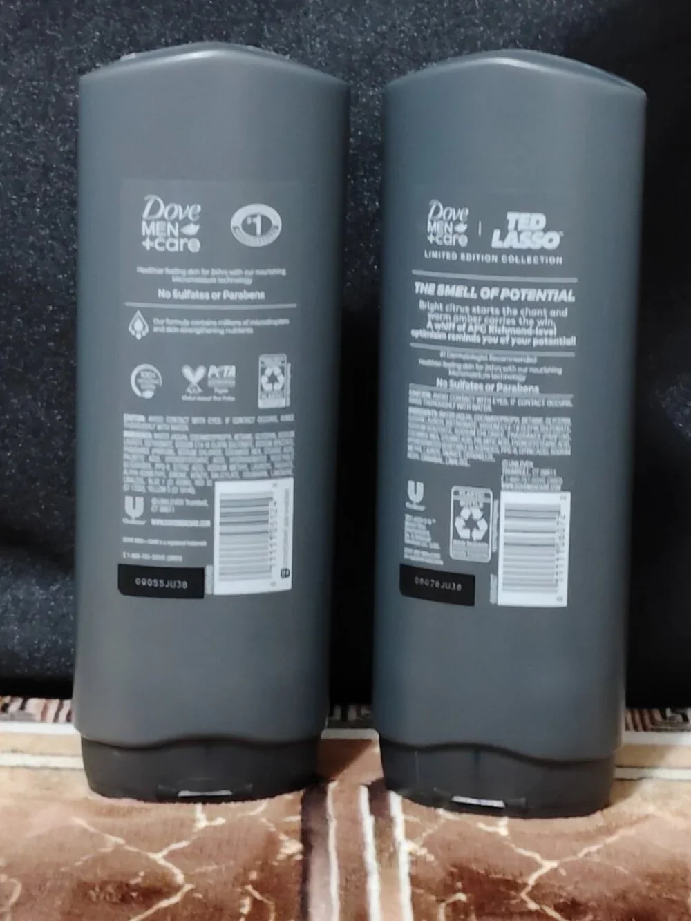 Dove Men+Care Hydrating Clean Comfort Body Wash & Ted Lasso Believe
